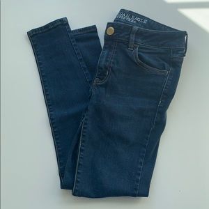 American Eagle AE Dark Wash Jegging 4 Short